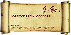 Gottschlich Zsanett névjegykártya